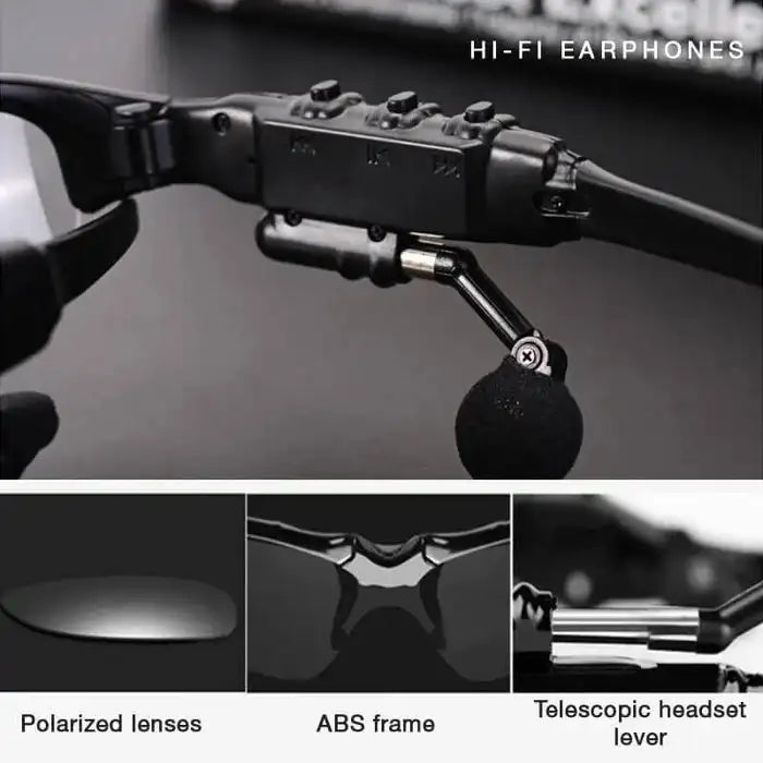 Smart Bluetooth Headset Polarized Sunglasses
