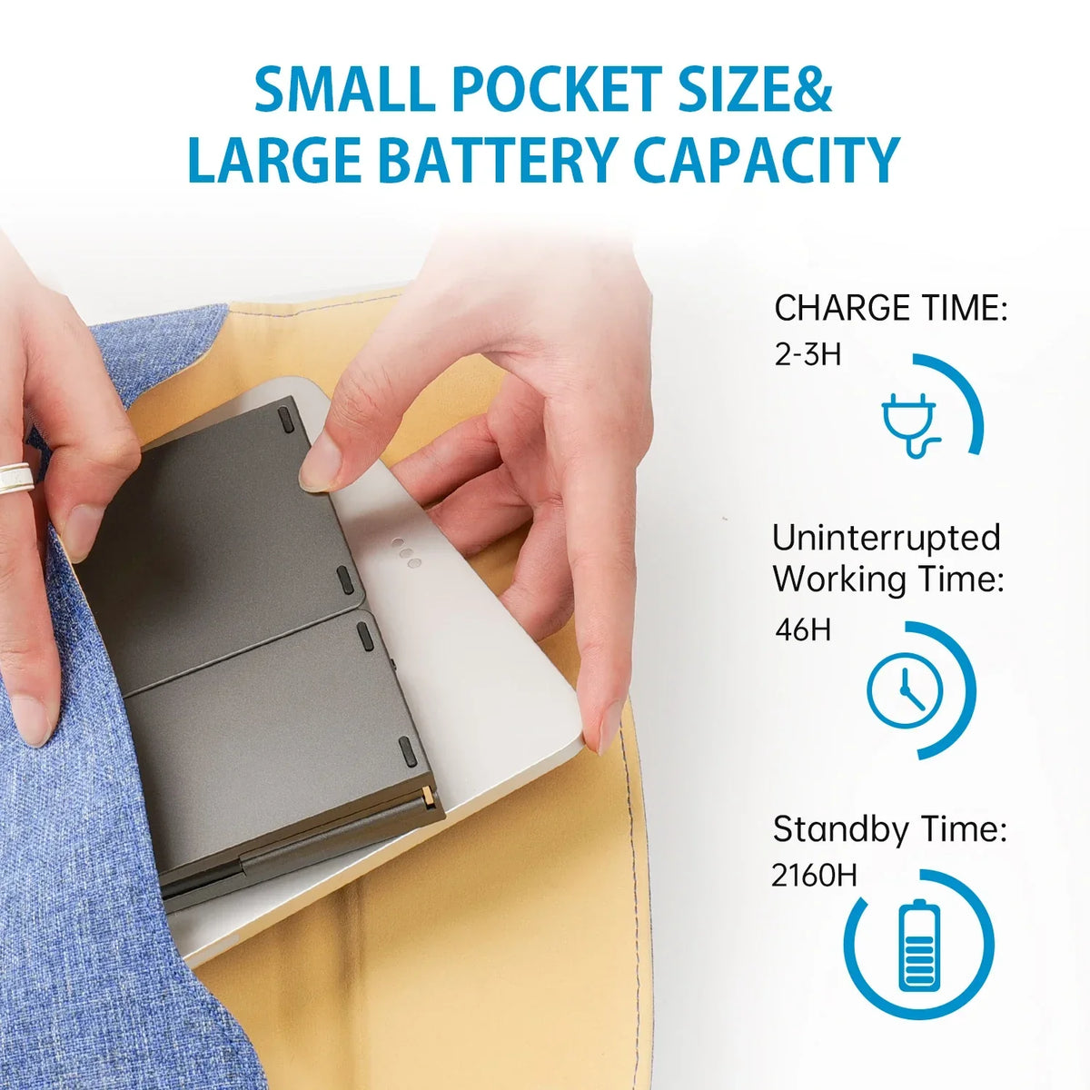 Portable Folding Keyboard