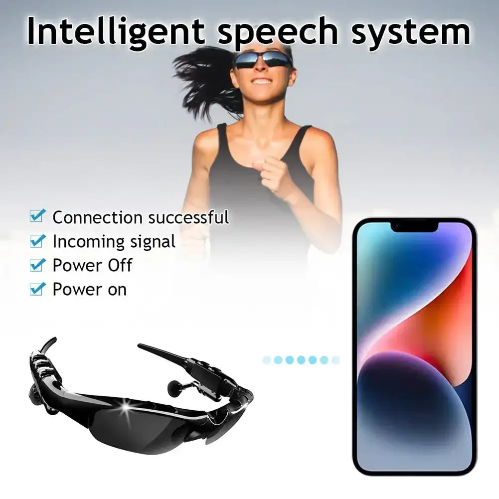 Smart Bluetooth Headset Polarized Sunglasses